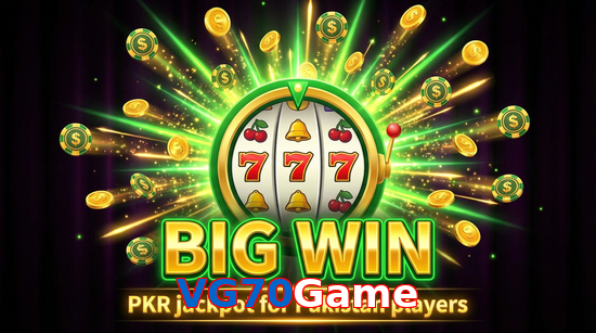 Big win animation on VG70Game slot game