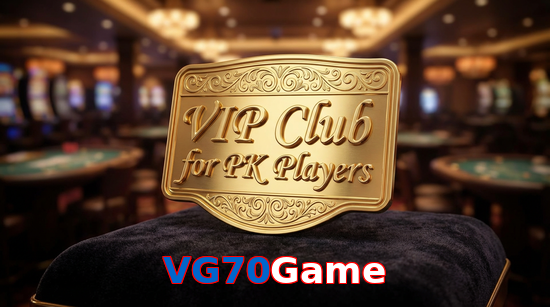 Main screen of VG70Game vip page for PK players